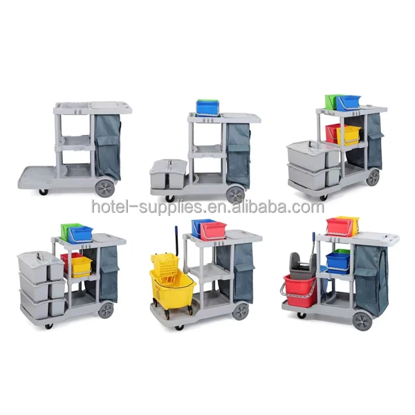 Hotel Customize Housekeeping Trolley Cart Housekeeping Room Attendant ...