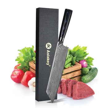 Chef Knife - Pro 8 Inch Kitchen Chefs knife High Carbon German Stainless Steel Sharp Chef Knife with Ergonomic Handle
