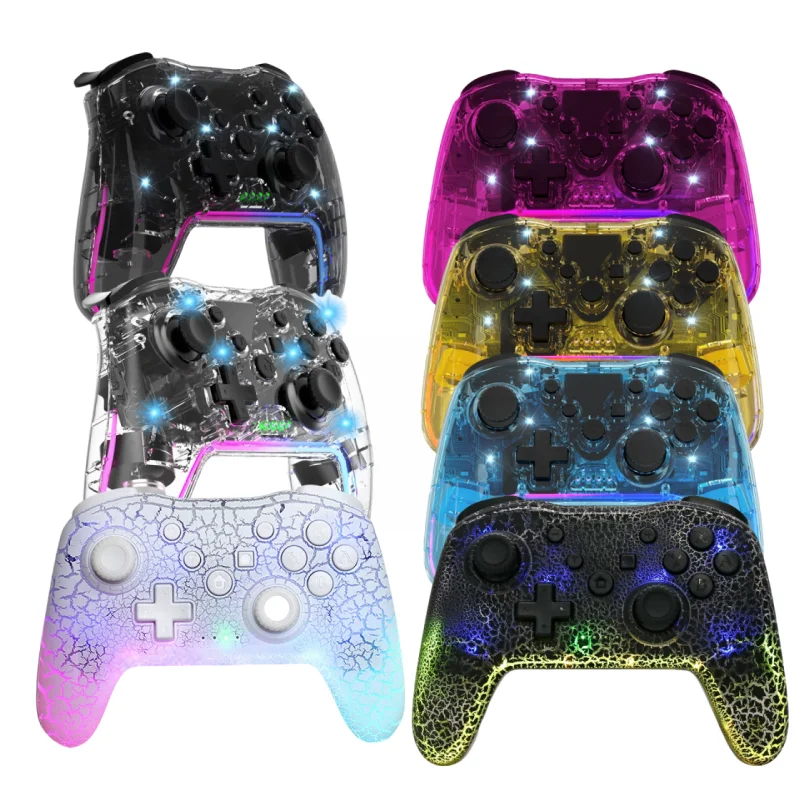 Dropship Custom Box Wireless console Controller For Switch Gamepad Wake-Up/Motion Control Joysticks Game Controllers Ns015