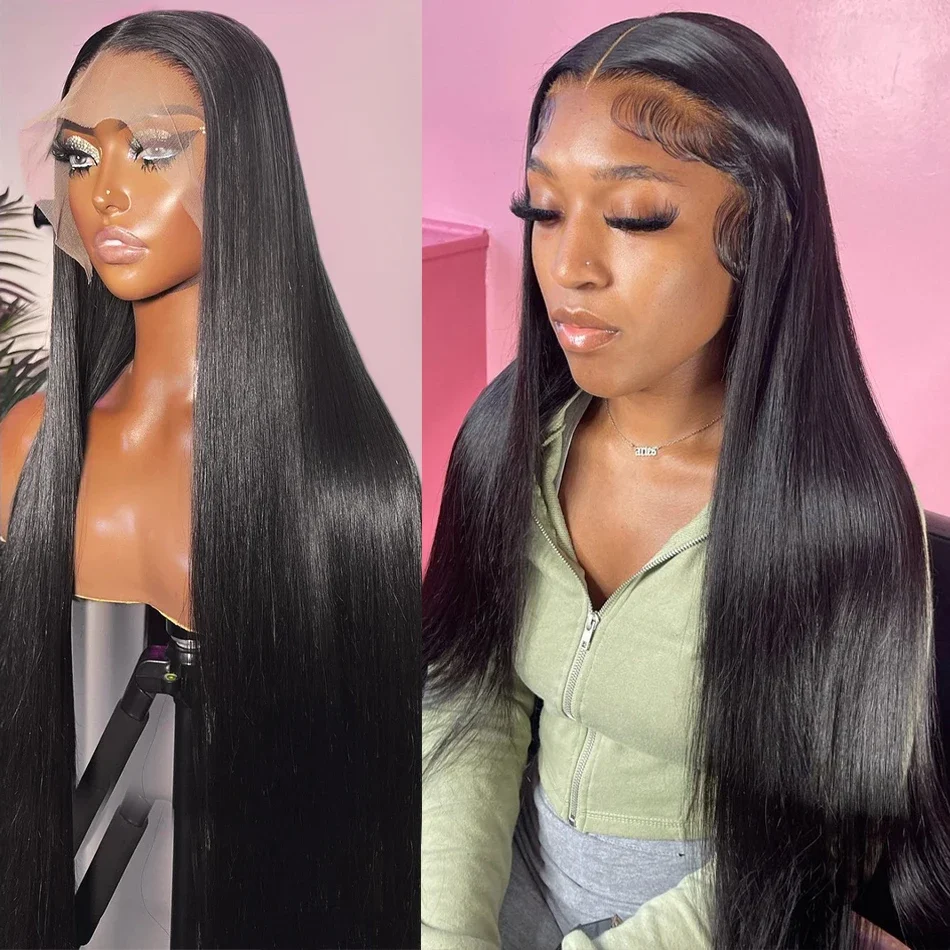 Echthaarperücke Lace Front Brasilianisch Glatt Natürlich_voghion.com