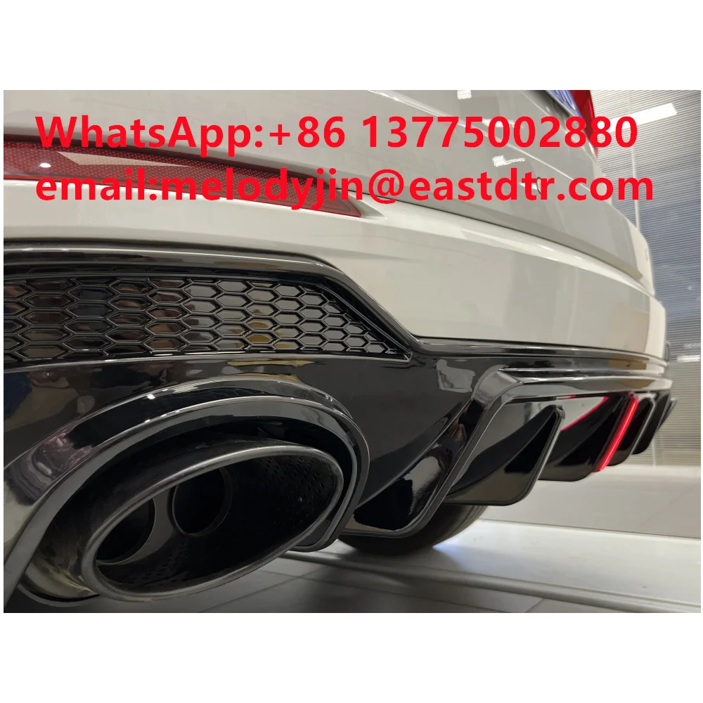 Rsq3 Looking Rear Diffuser With Exhaust Pipes Fit Audi Q3 20202022 Pp