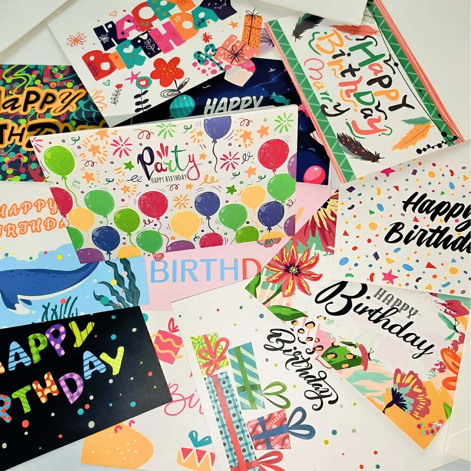 Custom Happy Birthday Card With Envelopes Birthday Greeting Card ...