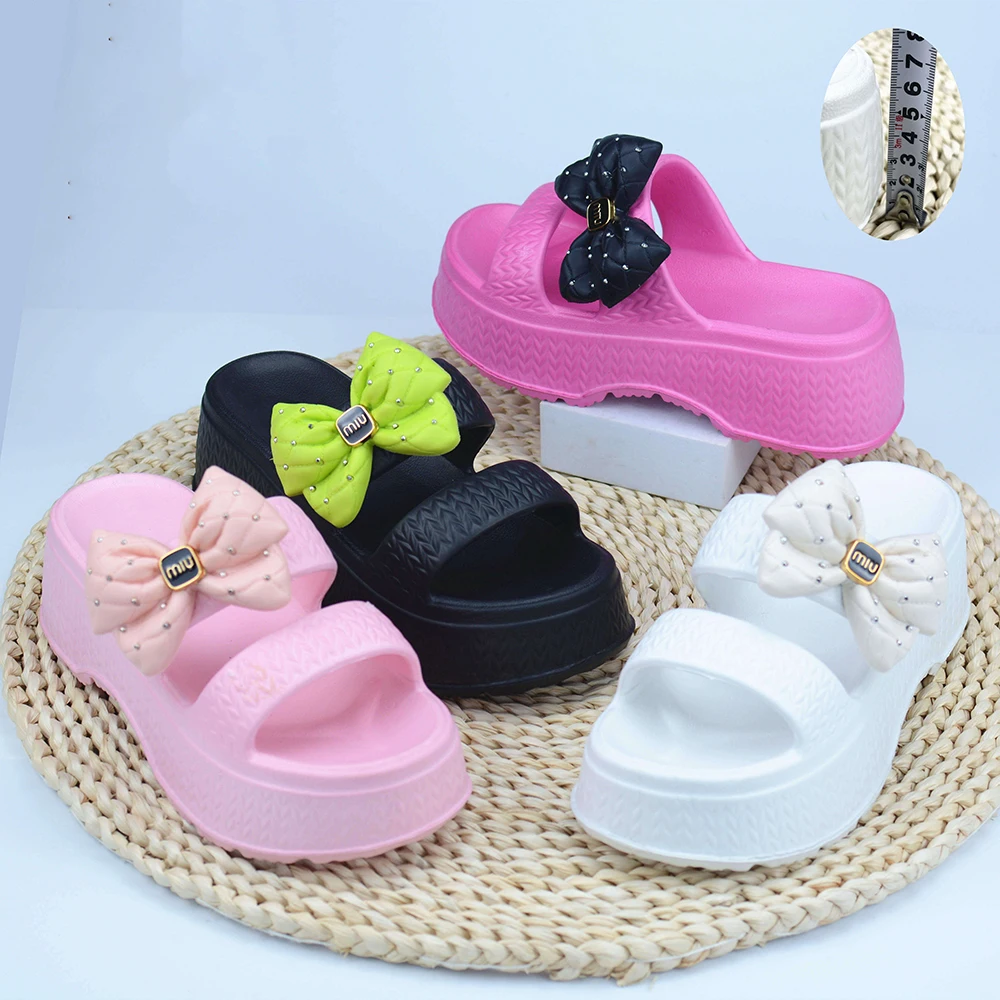 WCXD Babouches Women Plastic Hawai Chappal Slide Slipper