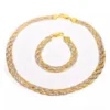Collana in oro-3 colori 6 fili