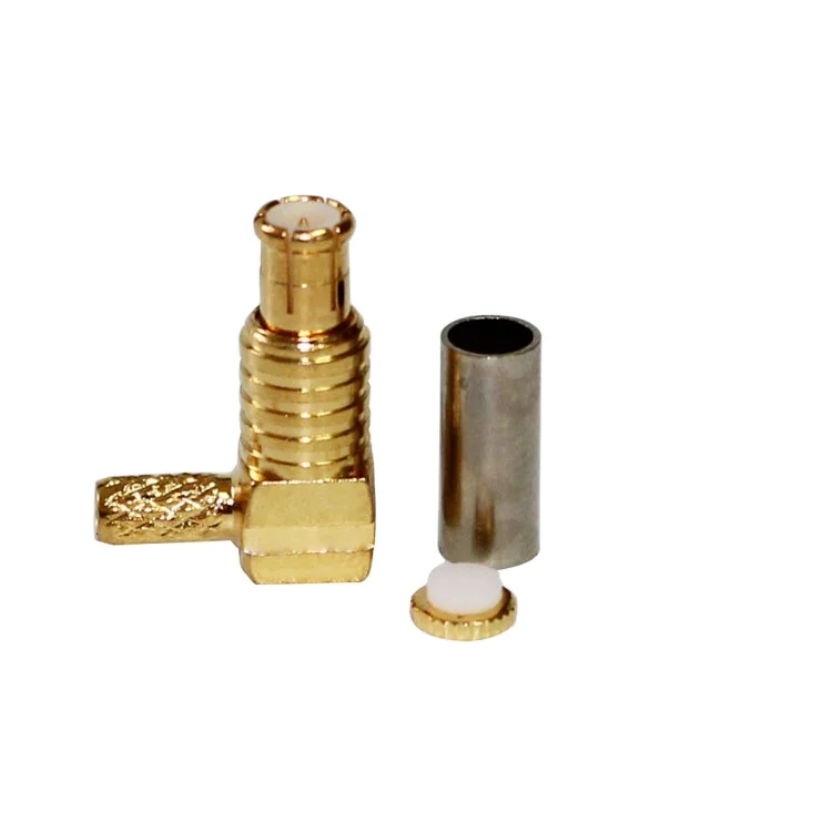 product coaxial connector mcx c jw15 manufacturer supply right angle mcx male connector crimp rg316-2