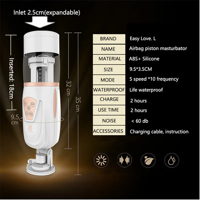 Vibrations Automatic Piston Rotating Sucking Male Masturbator Cup Artificial Vagina Real Pussy Sex Toys for Men