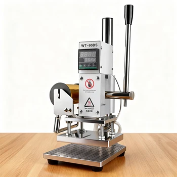 Leather Pressure Stamping Machine 10*13CM Embossing Wooden Bronzing Machine Custom Logo Hot Stamping Machine