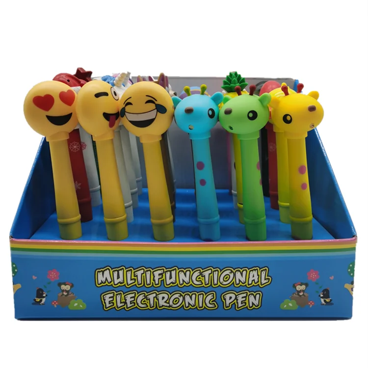 Yellow Cartoon Stitch  Novelty Beauty Led  Ball Point Pen