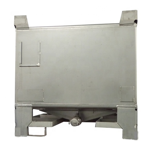 Customize 1000L Stainless steel 304/316L Tote Tank Chemical Liquid Storage Tank With UN Certificate