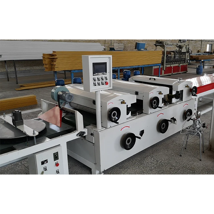 Машина для нанесения покрытия УФ-лаком для потолочной стеновой панели из ПВХ