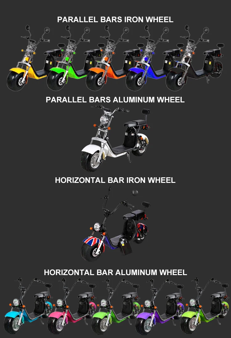 EEC/COC Certificate AMOTO 1500W 12AH/20AH/40AH Long Travel Distance Model CP-1.1 Lithium Battery Electric Kick Scooters