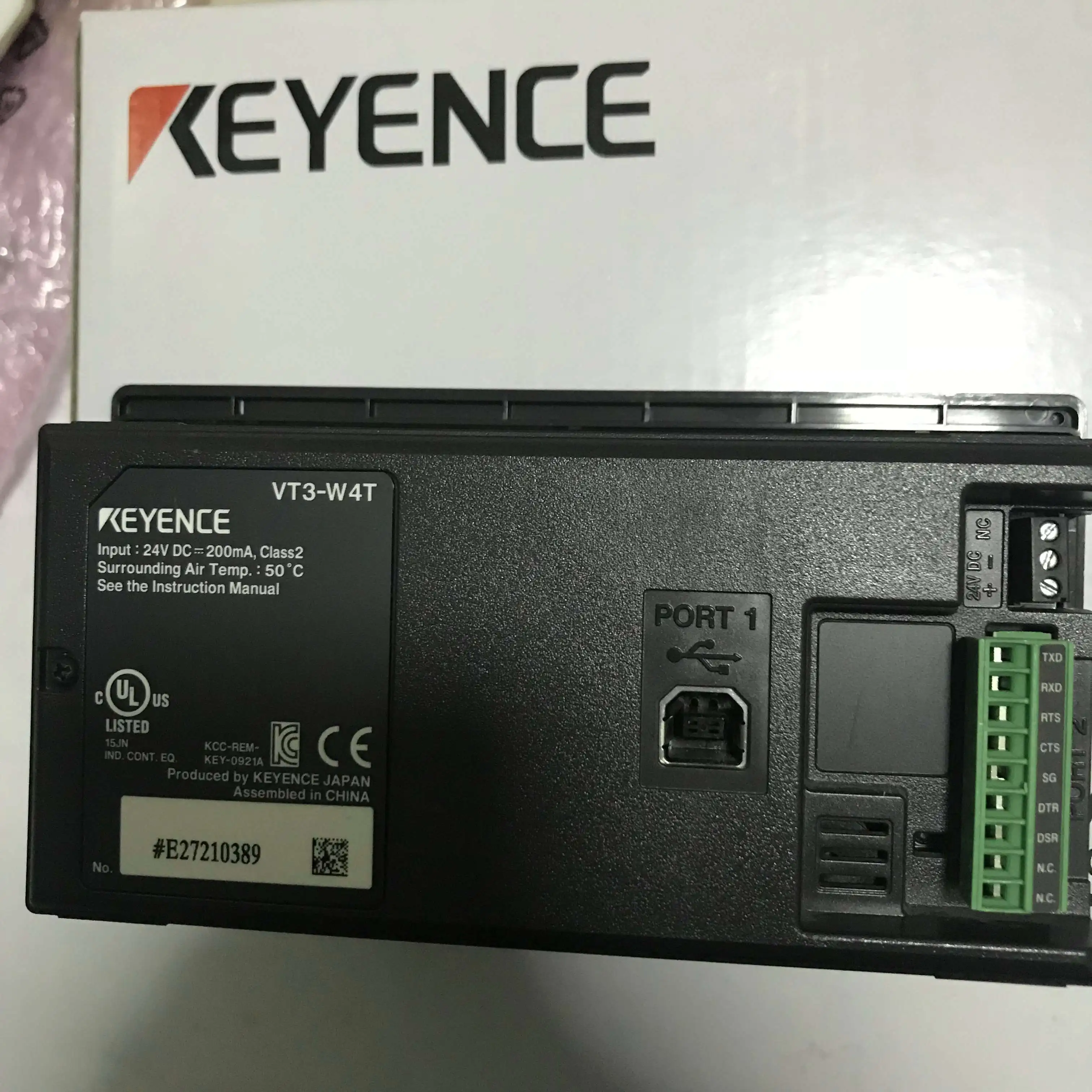 タッチコントロールスクリーンVT5-W10キーエンスタッチスクリーンVT5 タッチコントロールスクリーンVT5-W10キーエンスタッチスクリーンVT5