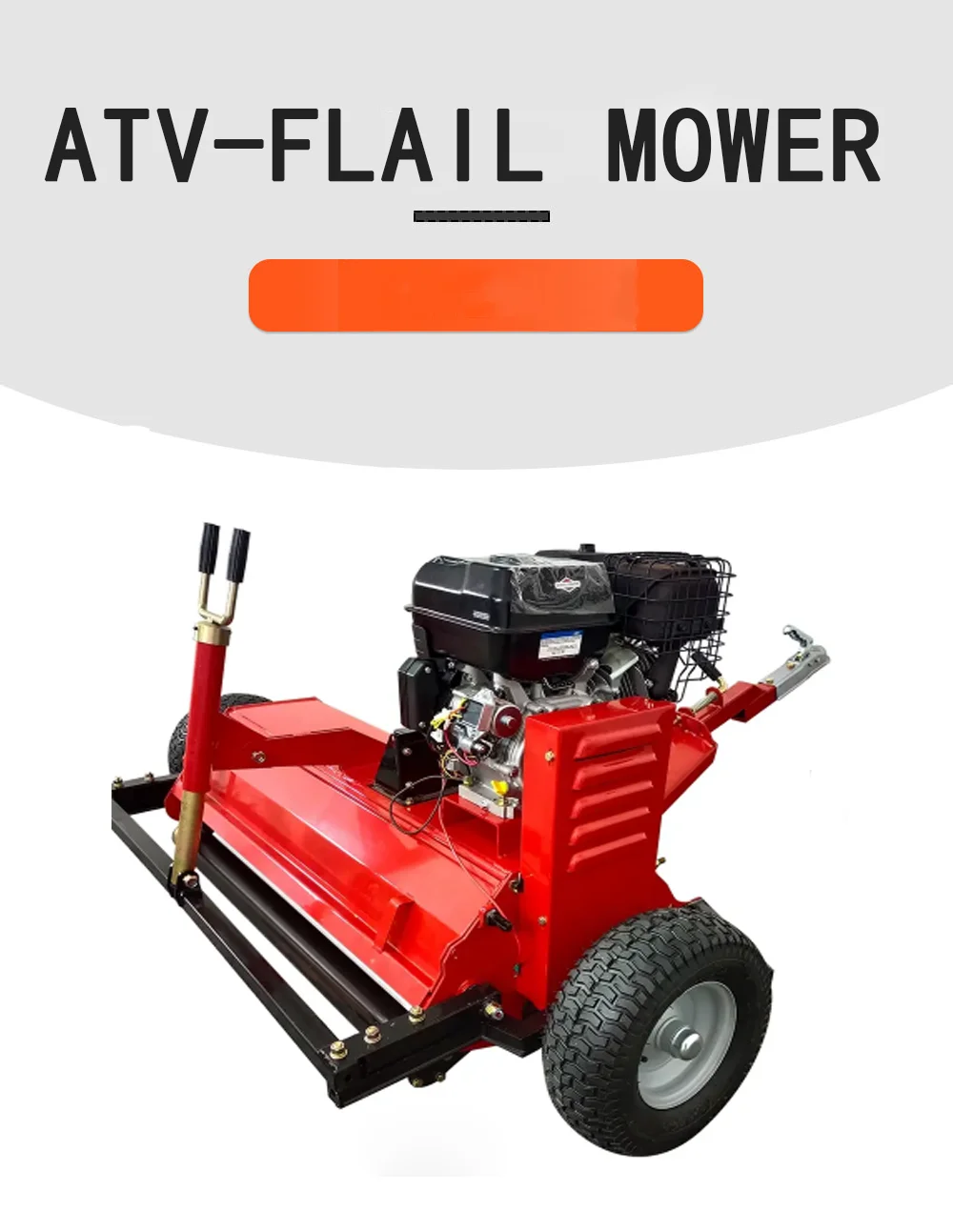 Household Flail Mower Mechanical Equipment Atv Flail Lawn Mower Towed ...