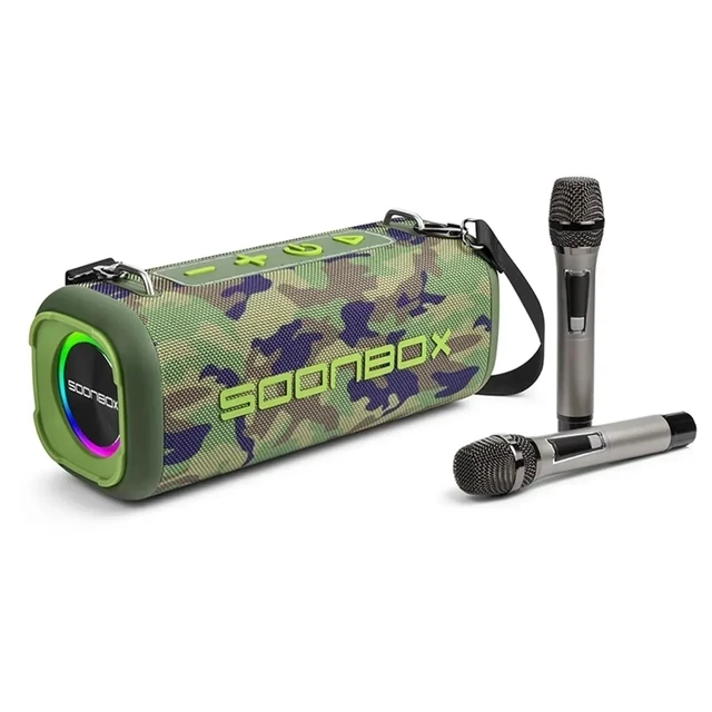 Soonbox S9200 Small Speakers Bass Blue Tooth Outdoor 80W High Power  Wireless Speaker With Microphone Sound for Karaoke