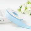 3.8mm sky blue polka dot wavy edge [10 yards]