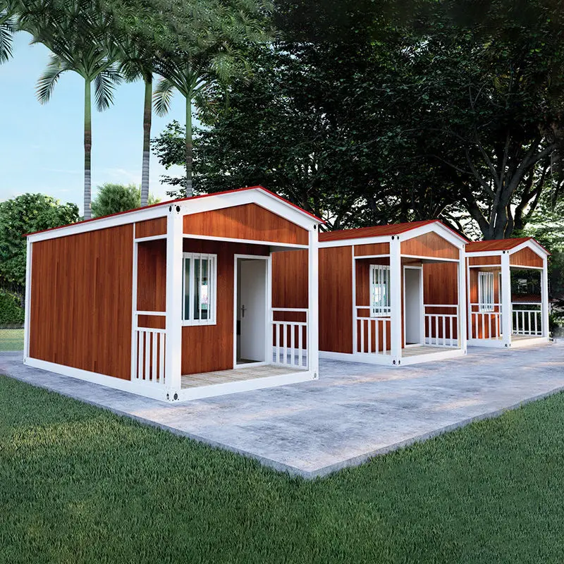 Easy to Assemble 20ft 40ft Prefab Modular Homes Container House Luxury Model House  Portable With Kitchen Sandwich Panels House