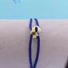 Gold + steel (navy rope)