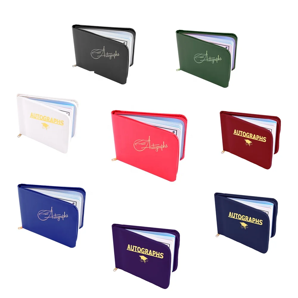 Signature Collection Autograph Book 100 Blank Unlined Pages