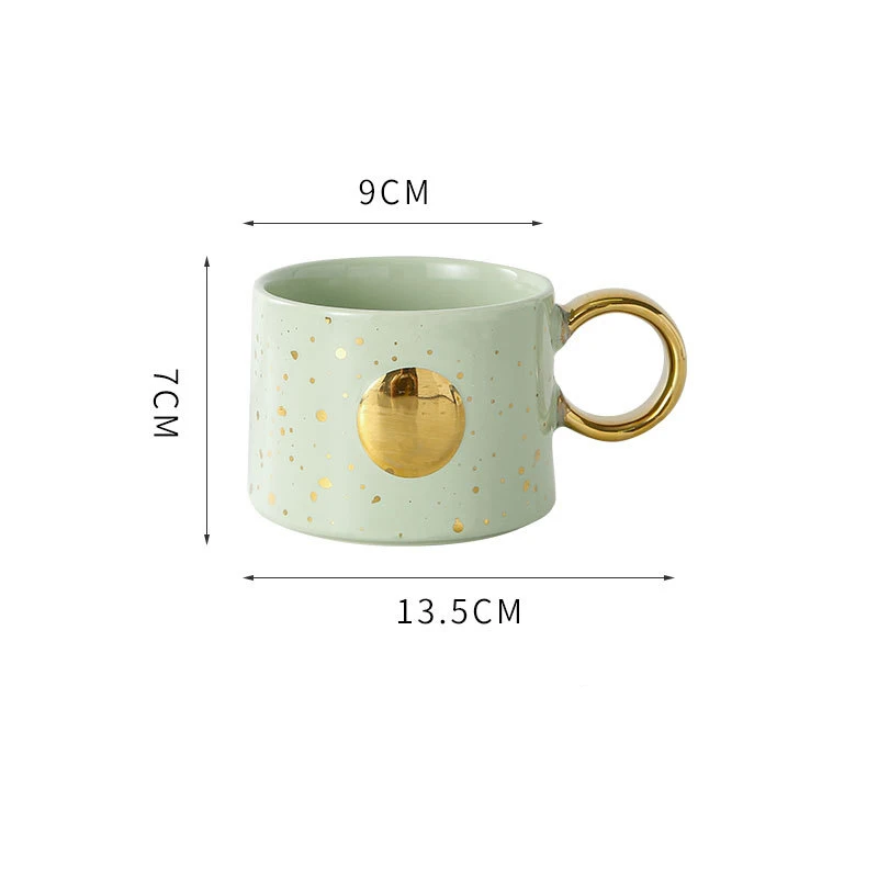 11 ONCE bianco perla smalto tazza di ceramica fine bone china tazza di caffè con