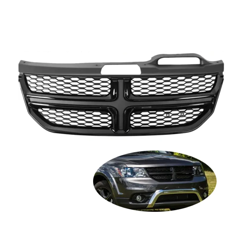 Car Part Front Grille Assembly For Dodge Grand Caravan 2011-2020 Black Chrome 68088969AC 68100-689AC