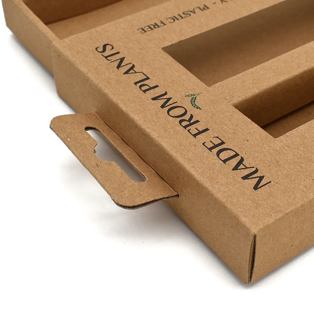 Custom Retail Mobile Phone Accessories Package Kraft Phone Case Packaging Box factory