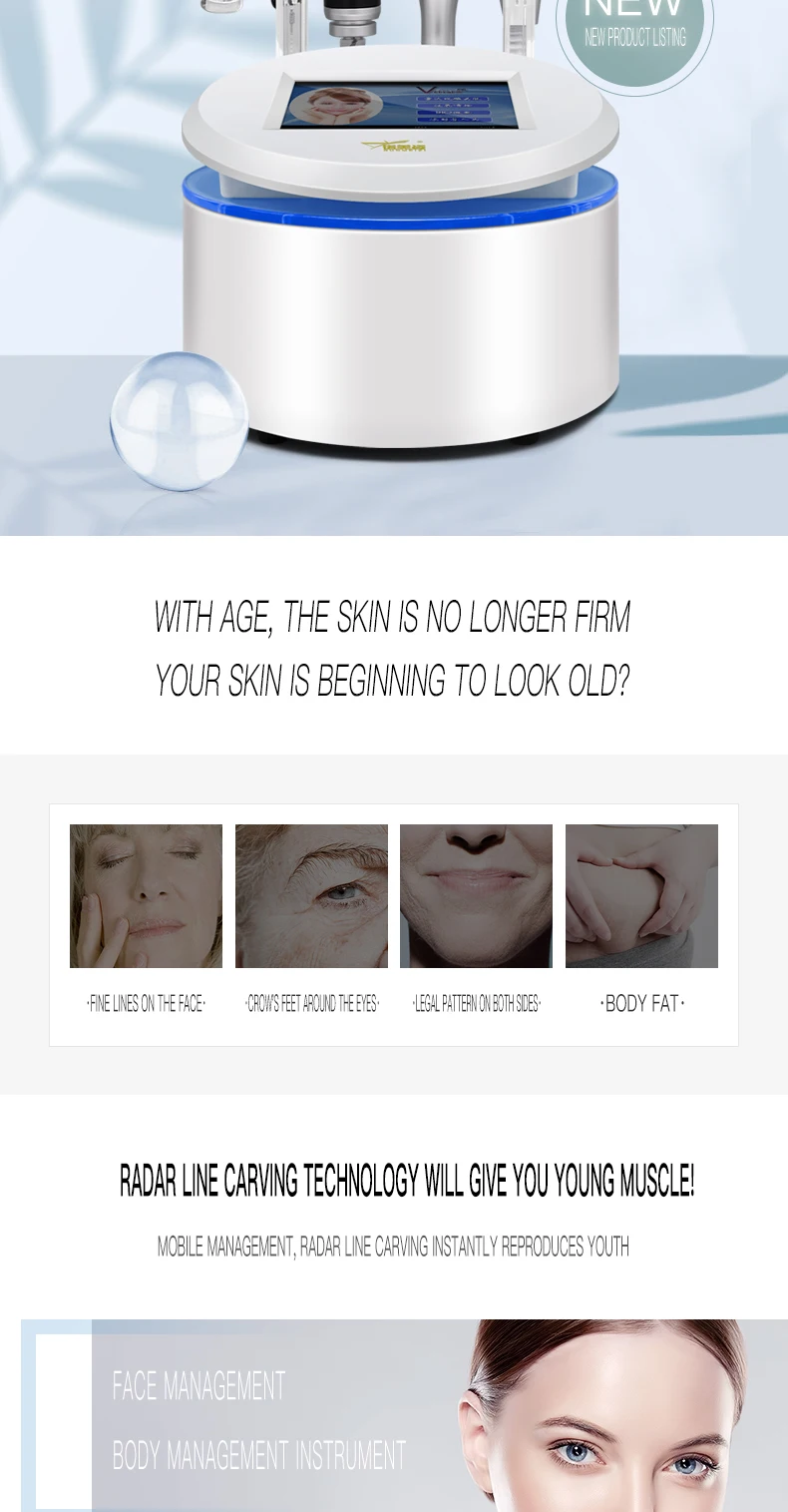 Anti Wrinkle Equipment Facial Moisturizing Hydration Multifunctional Skin Care Beauty Equipments Lifting massager