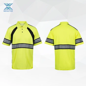 Hi-Vis Safety Polo T-Shirt