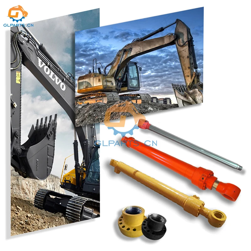 PC160 Excavator Bucket Arm Boom Cylinder - Durable & Efficient