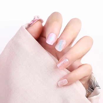 Easy-to-Wear Artificial Fingernails 24pcs Press on Nails With Jelly Glue Customize Design Style Press on Nails