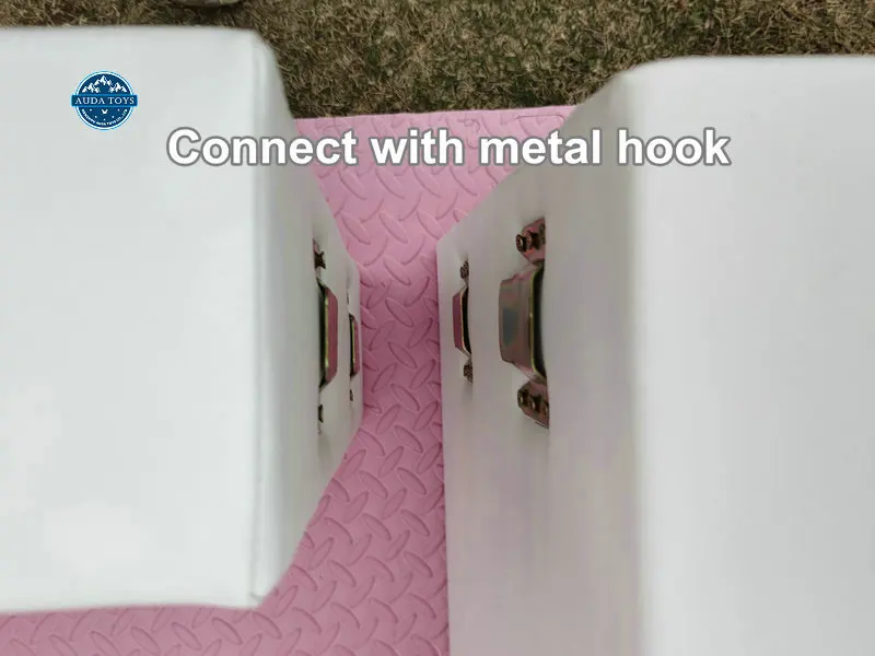 Customized Size And Color Indoor Soft Play White Slide Ball Pit For