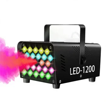 500W Mini Stage Fog Machine with DMX512 Remote Control LED RGB Smoke Machine for Wedding Party DJ detail image