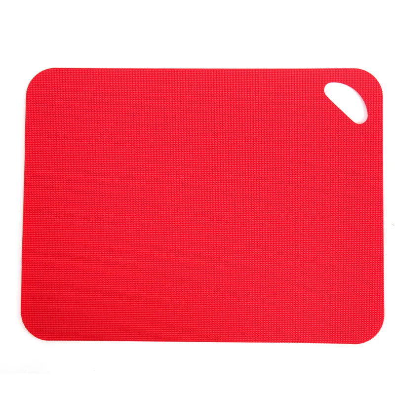 Sustainable Square Plastic Cutting Board Set Thin Single Piece Packaging with Tool Bag for Convenient Chopping Blocks