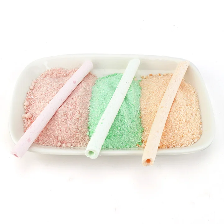 straw pressed candy