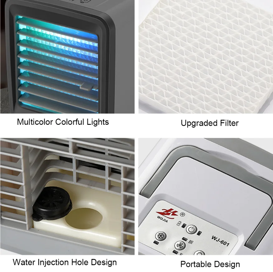 Portable Mini Air Conditioner, 300ML, Battery, ABS+PC - detail 20