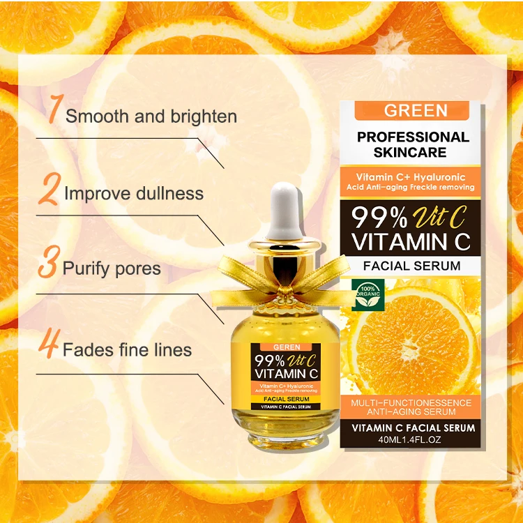 Vitamin C Serum with Hyaluronic Acid - Brightening Face Serum