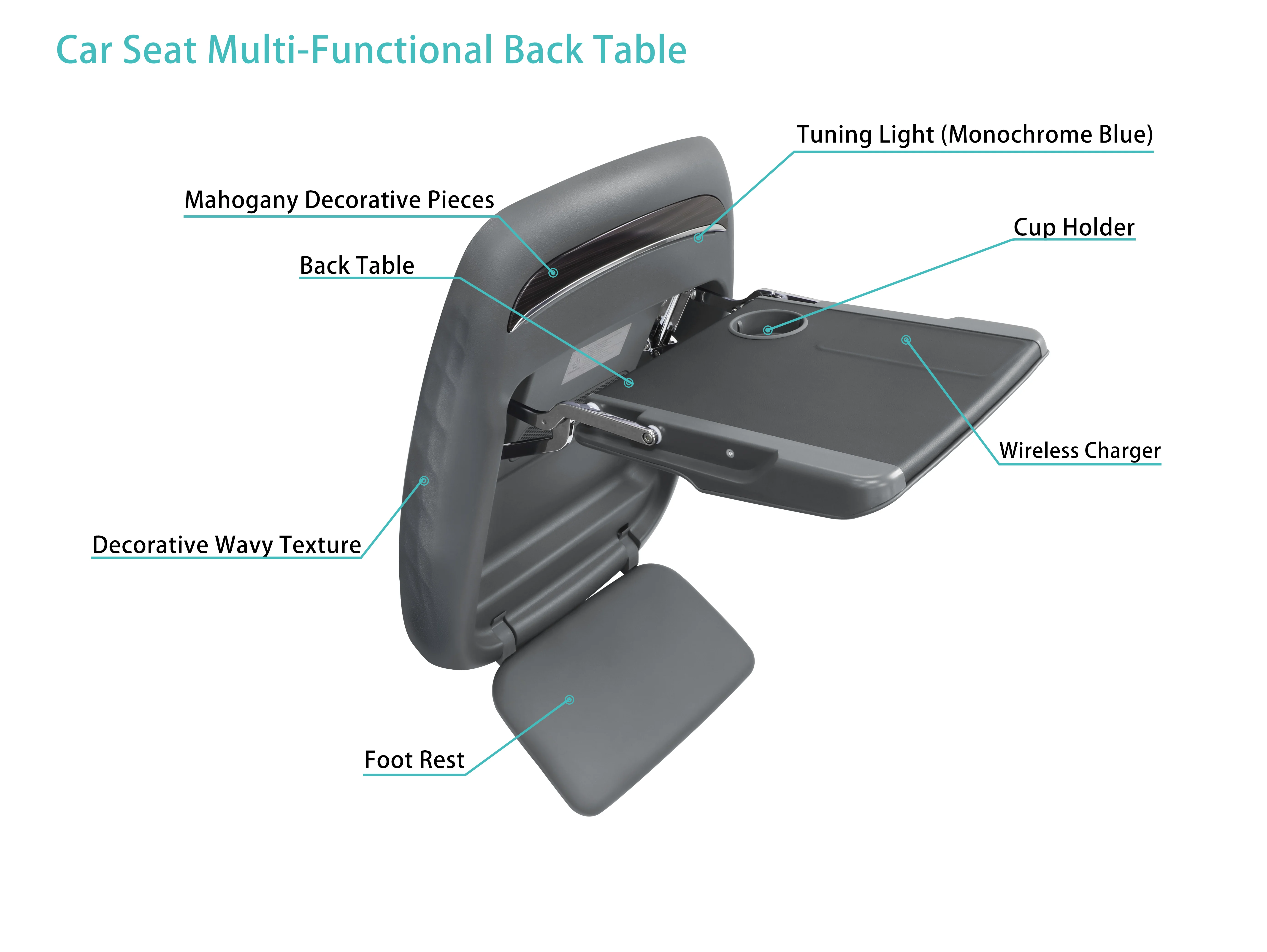 Car Folding Table Board Interior Back TableSmall Table for Car Toyota ...