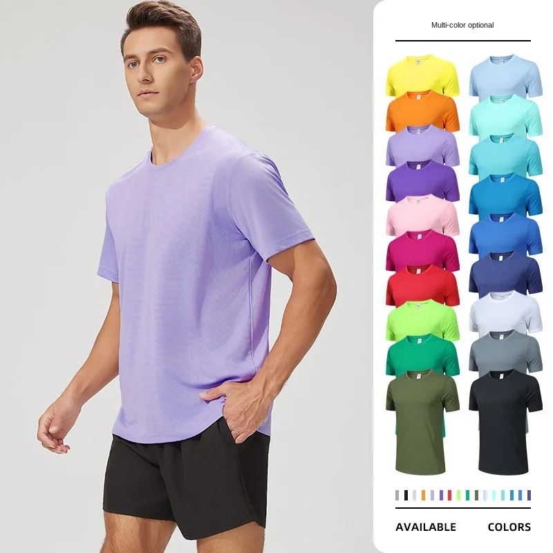 Quick-dry Suit Men's Outdoor Running Leisure Fitness Basketball Sports T Shirt and Short