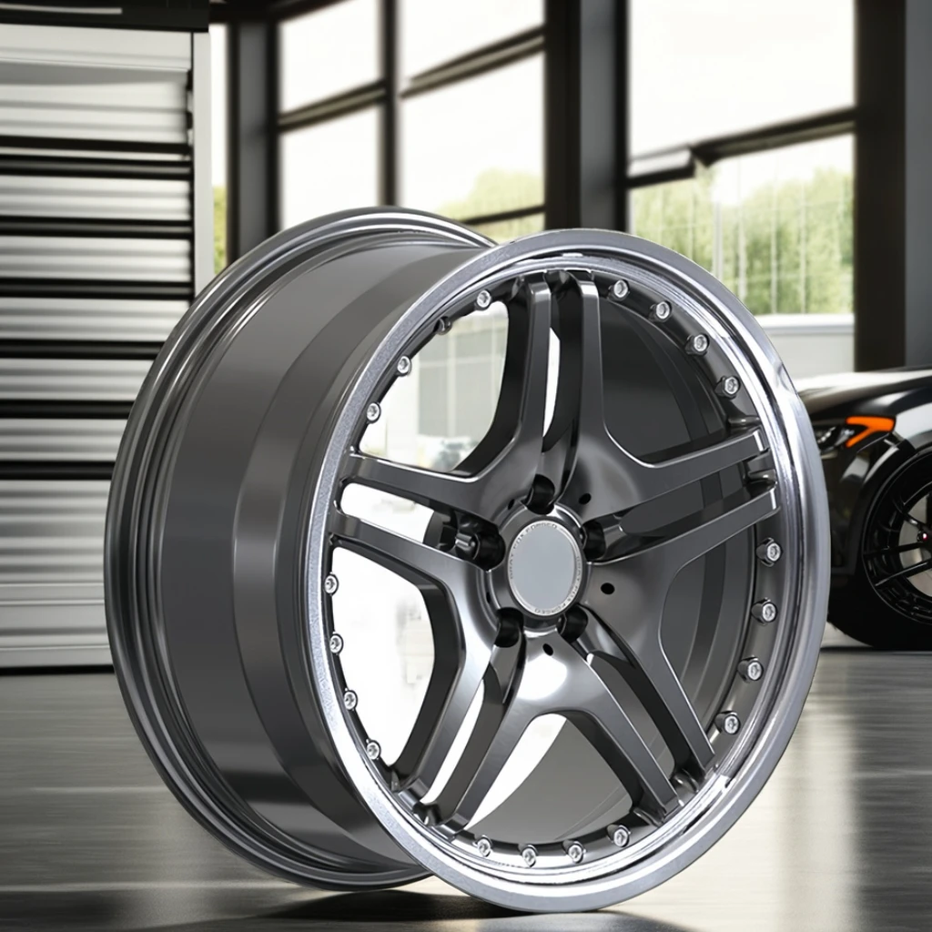 XINLAI Hot Sale 2 Piece Forged Brushed Polished 5x120 5x112 5x114.3 18 19 20 21 22 Inch Wheel for Racing Car Wheel - Image 4