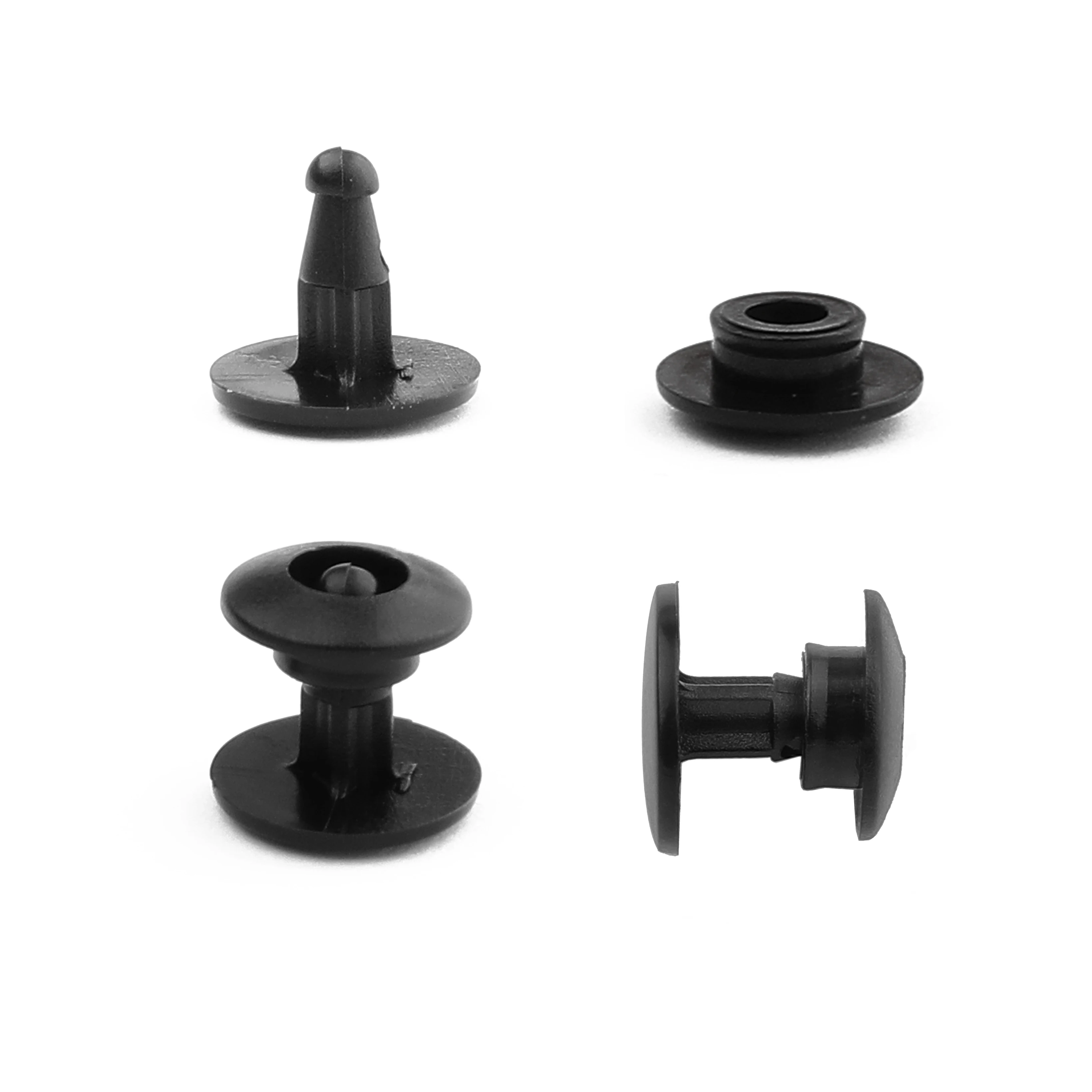 10mm  One Time Using Disposable DuPont Paper Tape Two Parts Plastic Snap Button for Wristband Bracelet Snap Lock Clasp Clip