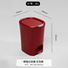Small pedal trash can - Bordeaux Red