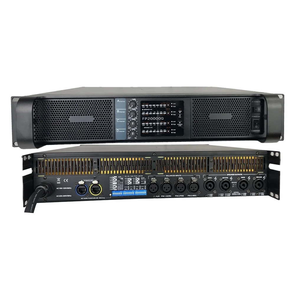 FP10000Q 4 channel Amplifier class td outdoor audio 10000 watt stereo professional subwoofer amplifier