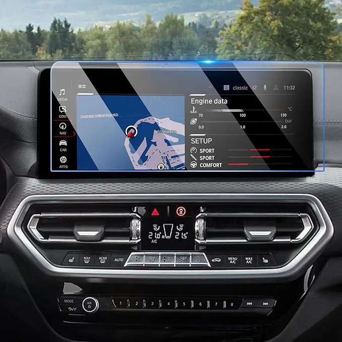 Screen Protector Car Dashboard Protective Film 3D Radians Anti-Scratch for BMW 2 Series Car Screen Protector