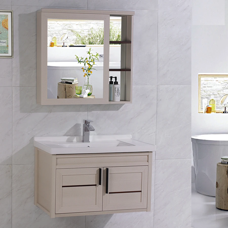 Hot Sale Hanging Aluminum White Bathroom Sink Cabinet For Apartment Buy Bathroom Sink Cabinet