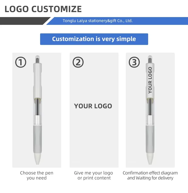 BKS Hot-selling Custom Logo Personalized Gel Ink Roller Pen 0.5mm Tip ...