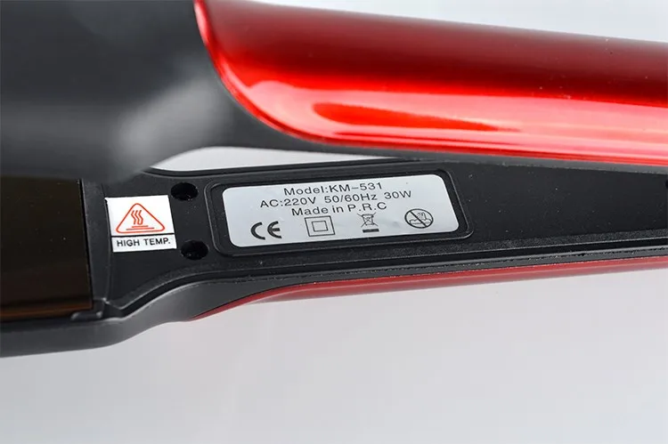 Kemei KM-531 New Design Top Quality 40W Flat Iron Styling Iron Professional Electric Hair Straightener