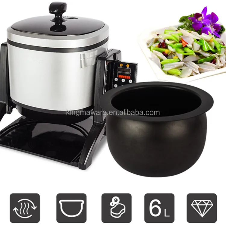 360 Rotation Cooking Machine Restaurant Automatic Stir Fry Machine