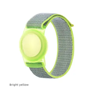 Suitable for airtag nylon loop strap model Apple anti-lost tracker protective cover elderly and children watch strap model