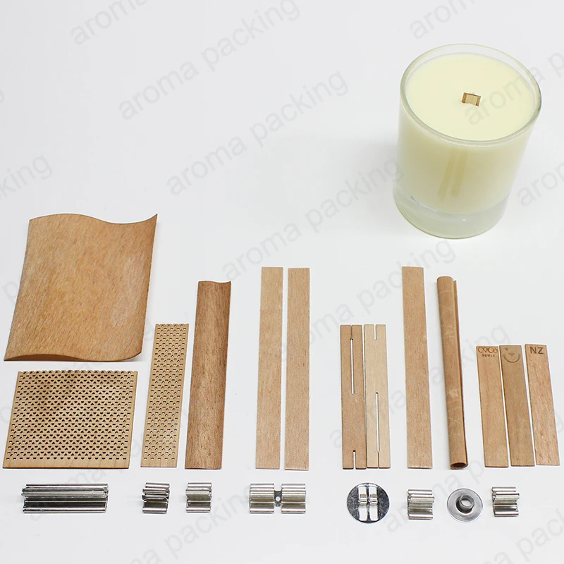 Cherry Wood Crackling Sound Custom Shape Wooden Wicks For Candle Wood ...