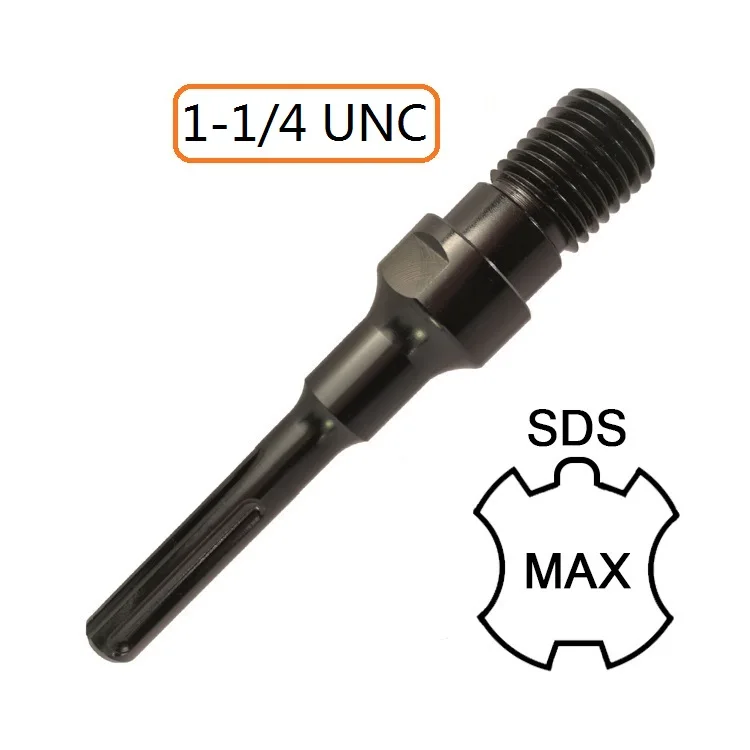 SDS Plus Shank to 1-1/4 UNC Male Diamond Core Drill Bit Adapter