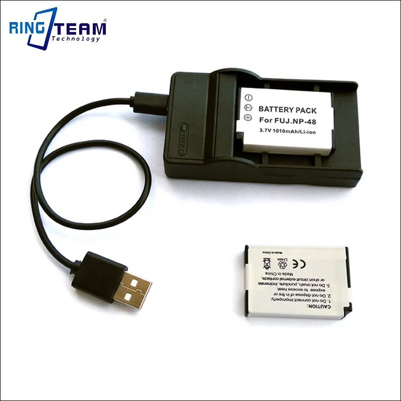 Compact, lightweight and portable wholesale suitable for Fuji camera XQ1 XQ2 FNP-F48 NP48 NP-48 battery USB charger BC-48 factory